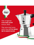 Bialetti Moka Express Hob Coffee Maker 1 Cup - British product