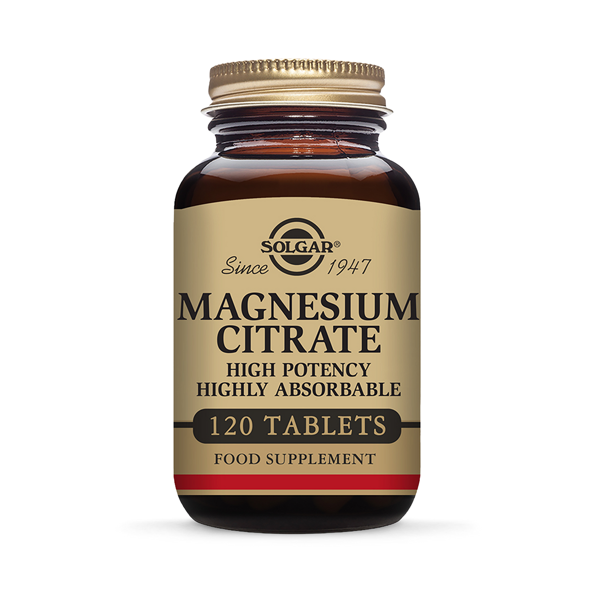 Solgar Magnesium Citrate Tablets 120 (British brand)