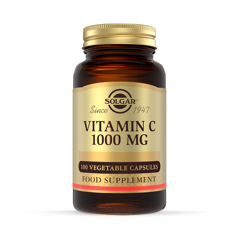 Solgar Vitamin C capsules 1000mg 100 count (British brand)