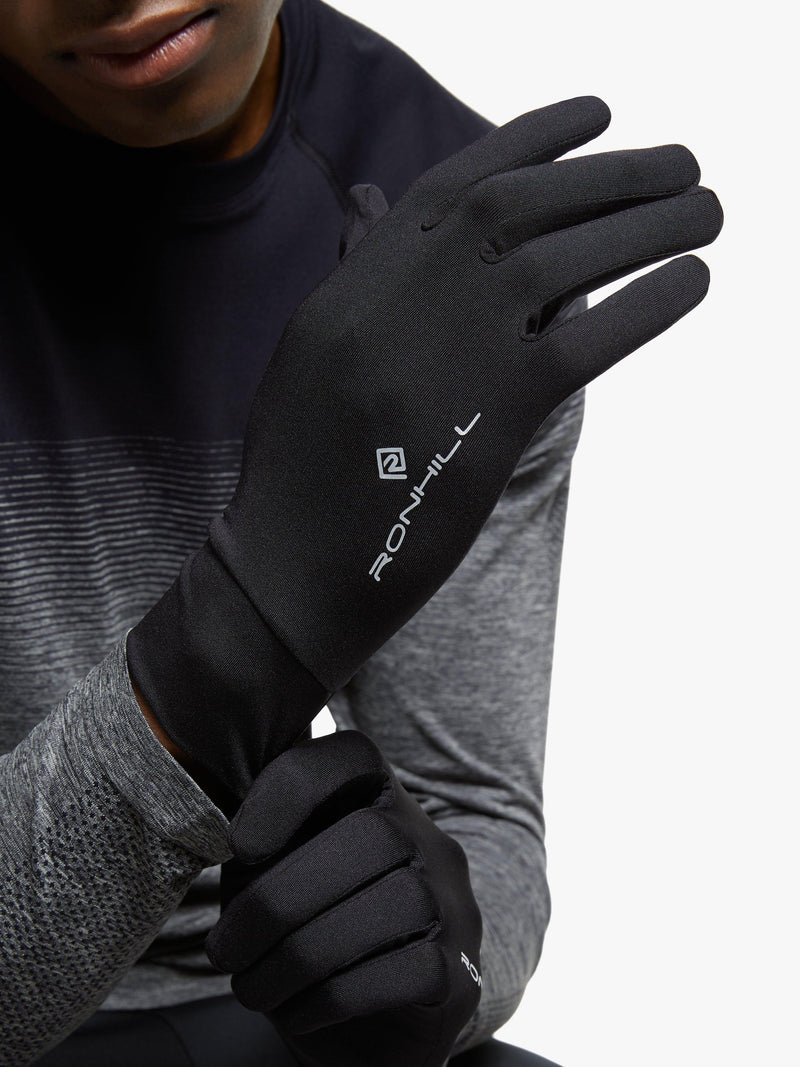 Ronhill Classic running gloves black - British product