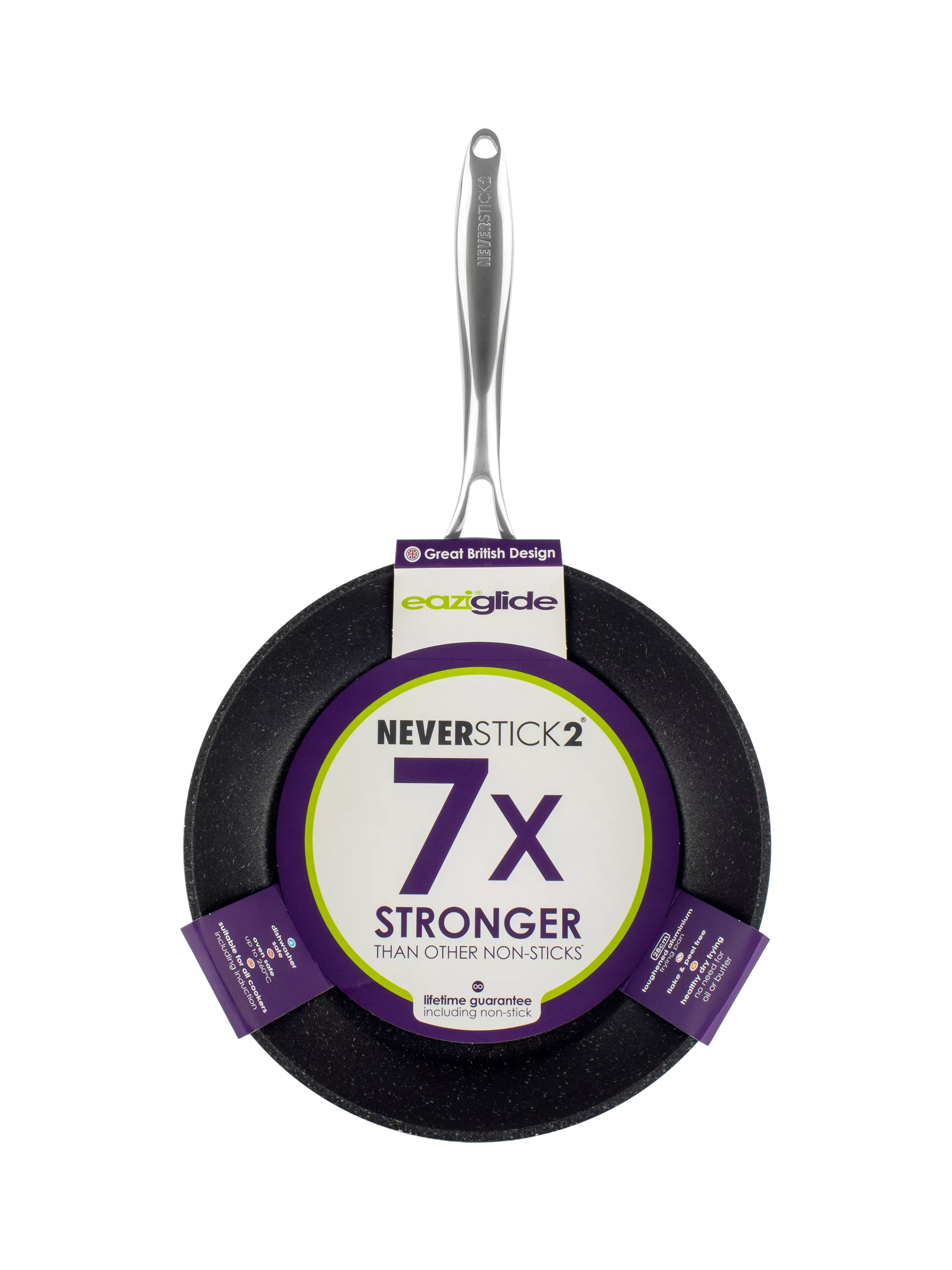 Eaziglide aluminium non-stick frying pan 30cm - British product