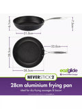Eaziglide aluminium non-stick frying pan 30cm - British product