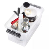 SmartStore plastic storage box with lid 46L (British brand)