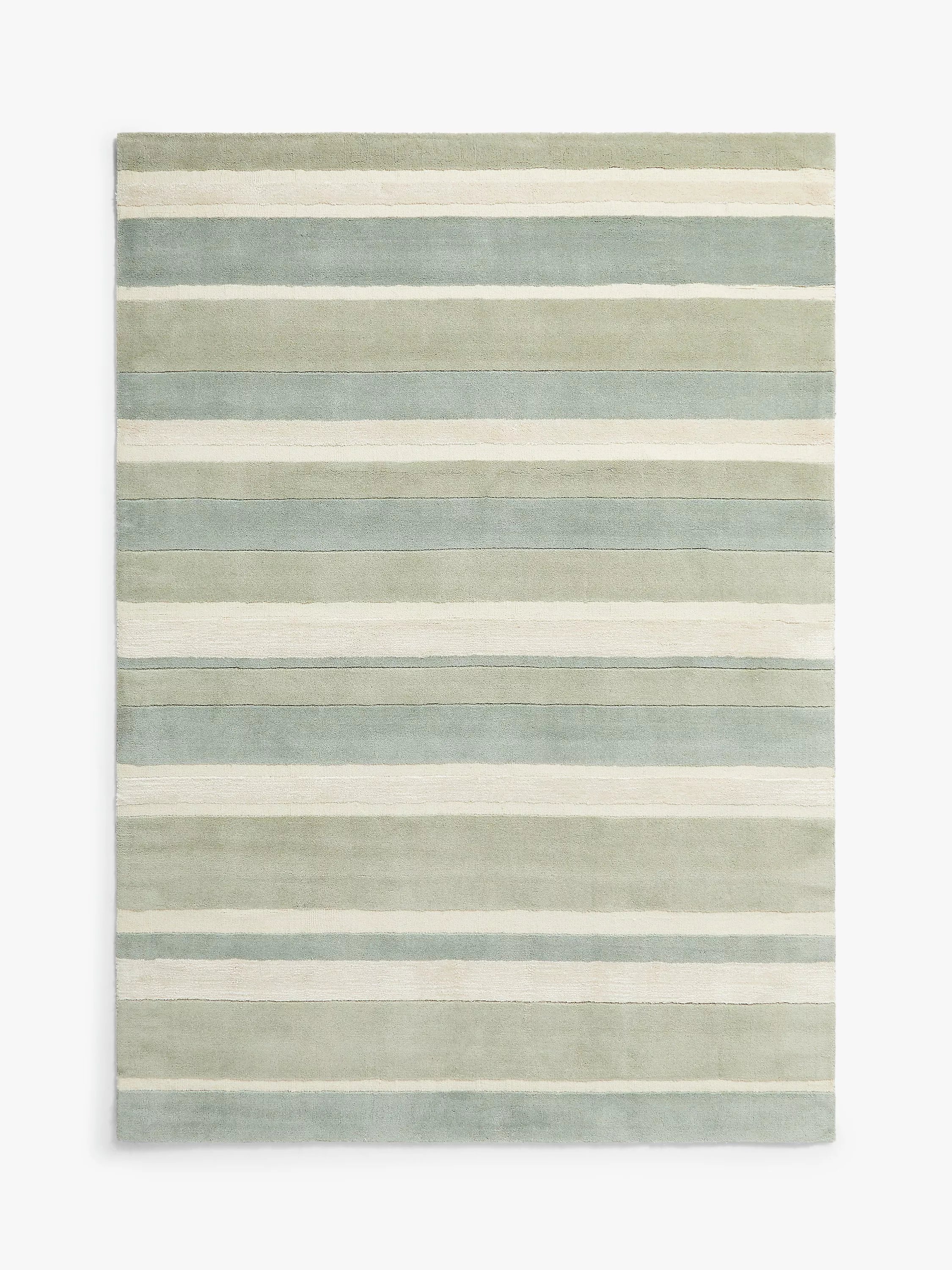 John Lewis Amelia stripe hand loomed rug 150x90cm - British product