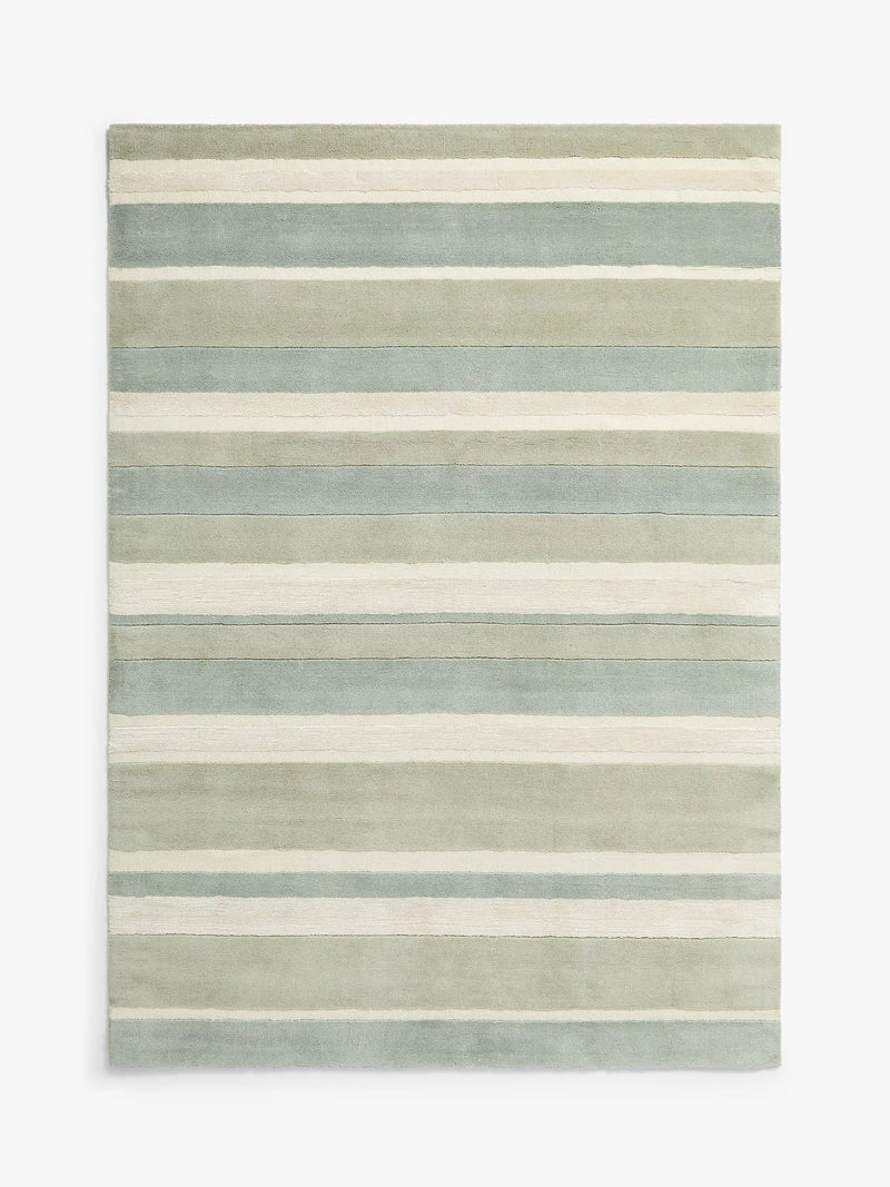 John Lewis Amelia stripe hand loomed rug 150x90cm - British product
