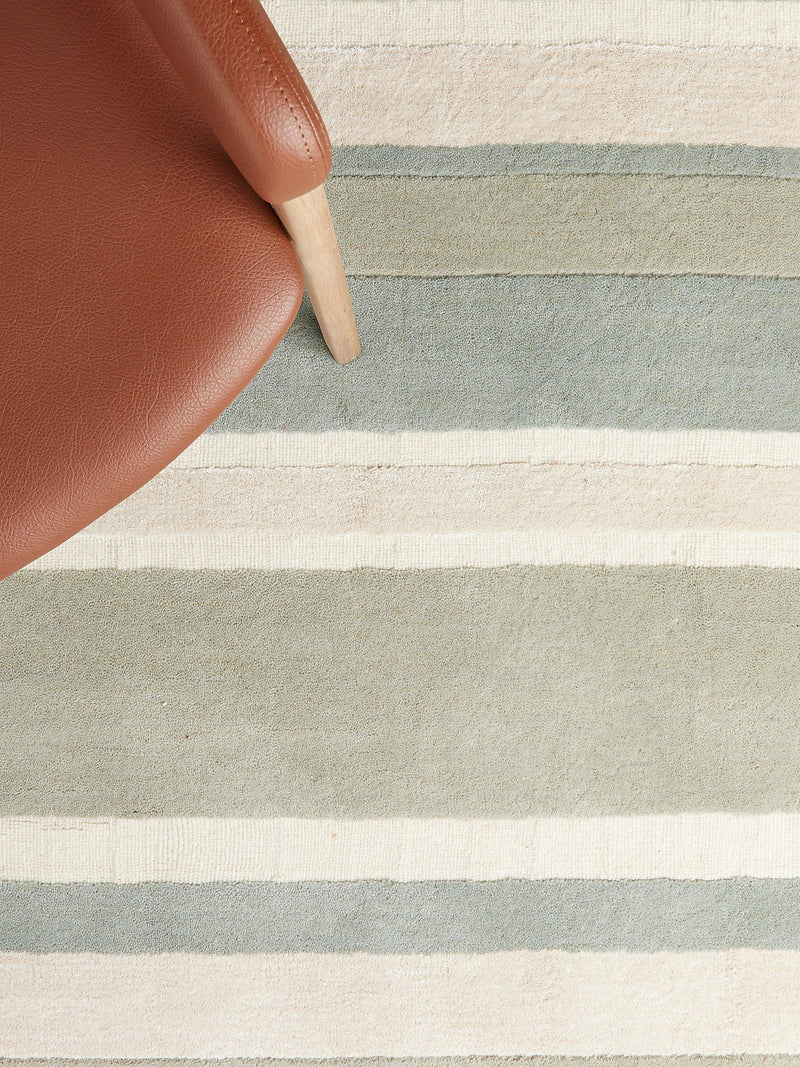John Lewis Amelia stripe hand loomed rug 150x90cm - British product