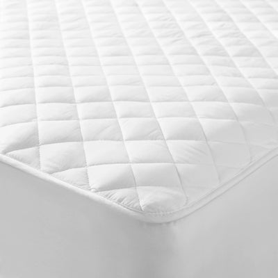 John Lewis John Lewis Natural Cotton Quilted Mattress Protector Small Single- Buy online at McGrocer