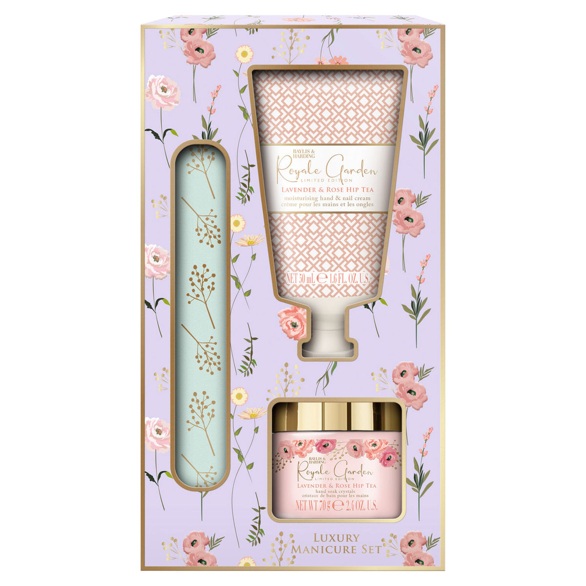 Baylis & Harding Royale Garden luxury manicure gift set, UK version