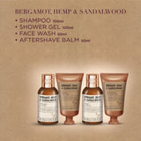 Baylis & Harding luxury wash bag gift set Bergamot Hemp Sandalwood (British brand)