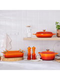 Le Creuset Signature Round Cast Iron Casserole Dish, UK version