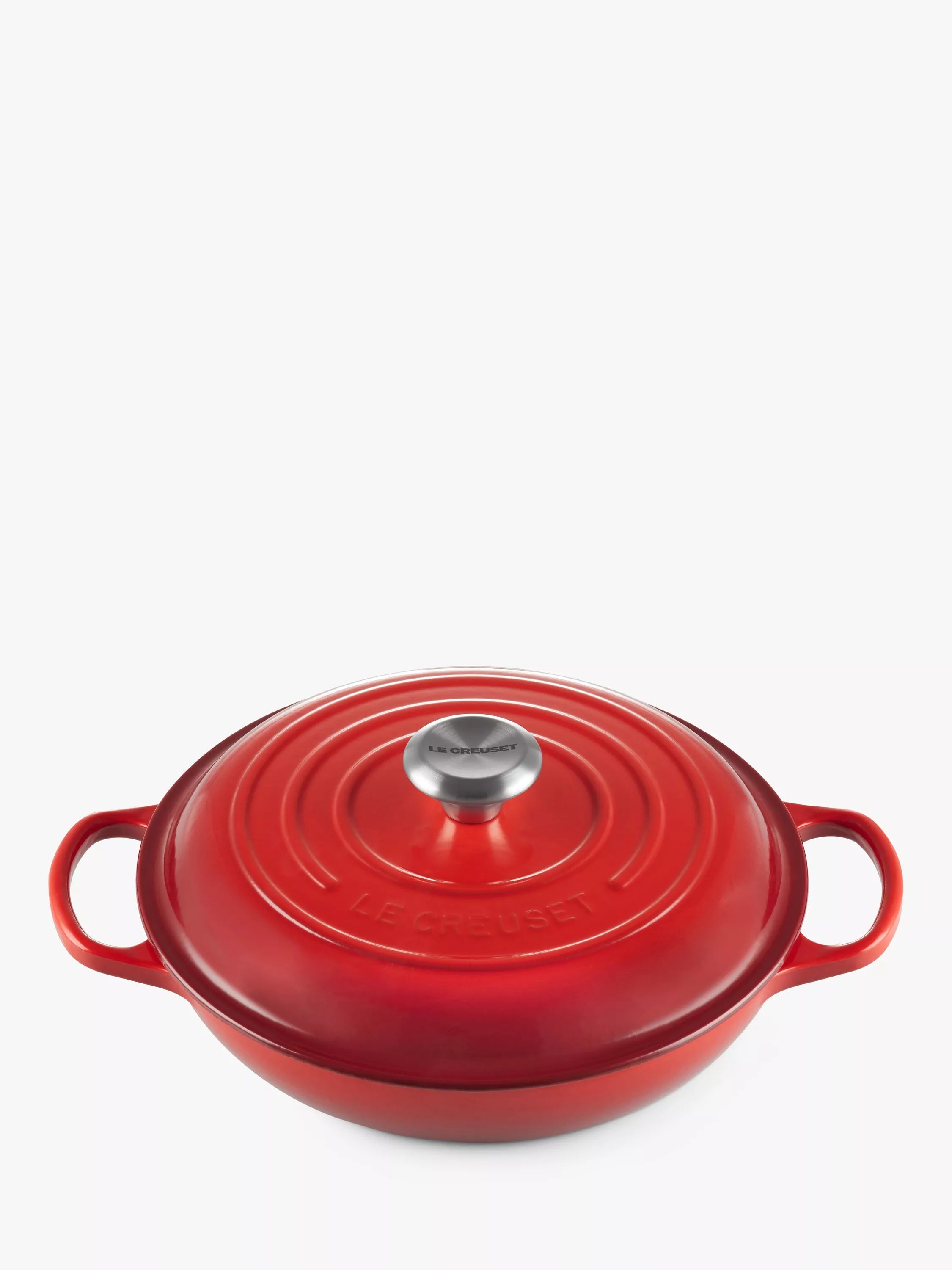 Cast Iron Shallow Casserole Dish in Volcanic Finish