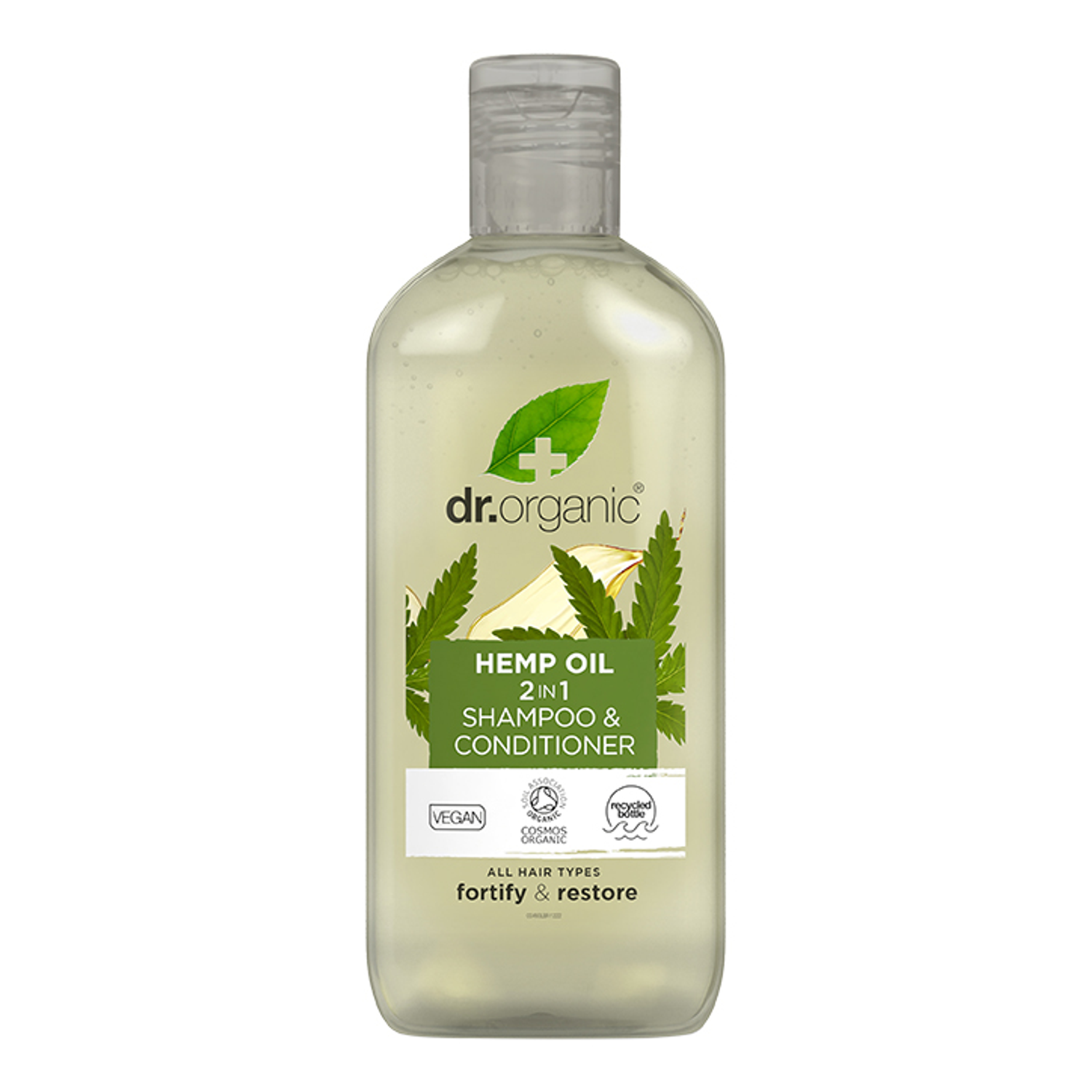 Dr Organic Hemp 2 in 1 Shampoo 265ml - Hemp Oil