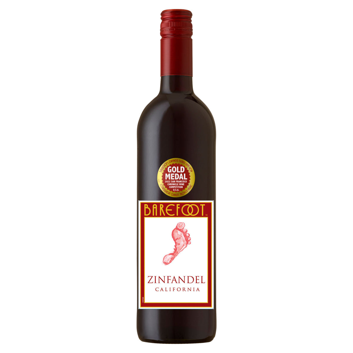 Barefoot Zinfandel red wine 750ml - British product