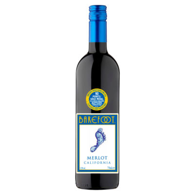ASDA Barefoot Merlot rødvin 750ml - Kjøp online hos McGrocer