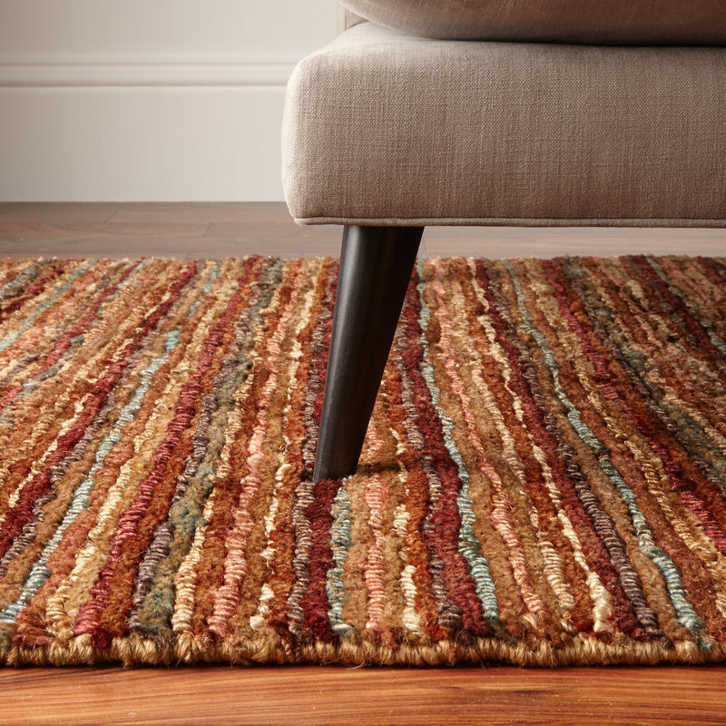 John Lewis rug Rustic Jute Stripe Hand Knotted 150x90cm, UK version