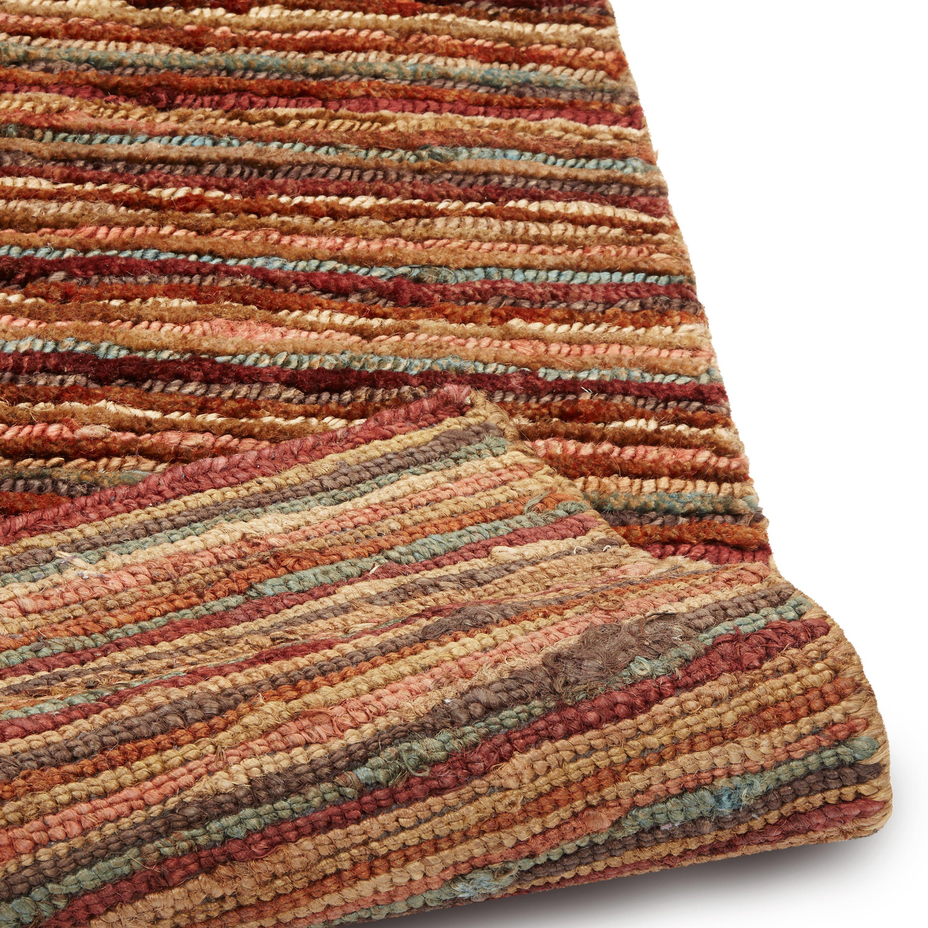 John Lewis rug Rustic Jute Stripe Hand Knotted 150x90cm, UK version