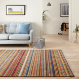 John Lewis Russet Multistripe hand loomed rug 120x60cm, UK version