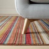 John Lewis Russet Multistripe hand loomed rug 120x60cm, UK version