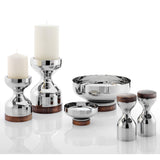 Robert Welch Limbrey candlestick stainless steel walnut, UK version