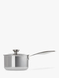 Le Creuset Signature 3-ply stainless steel saucepan 16cm - British product