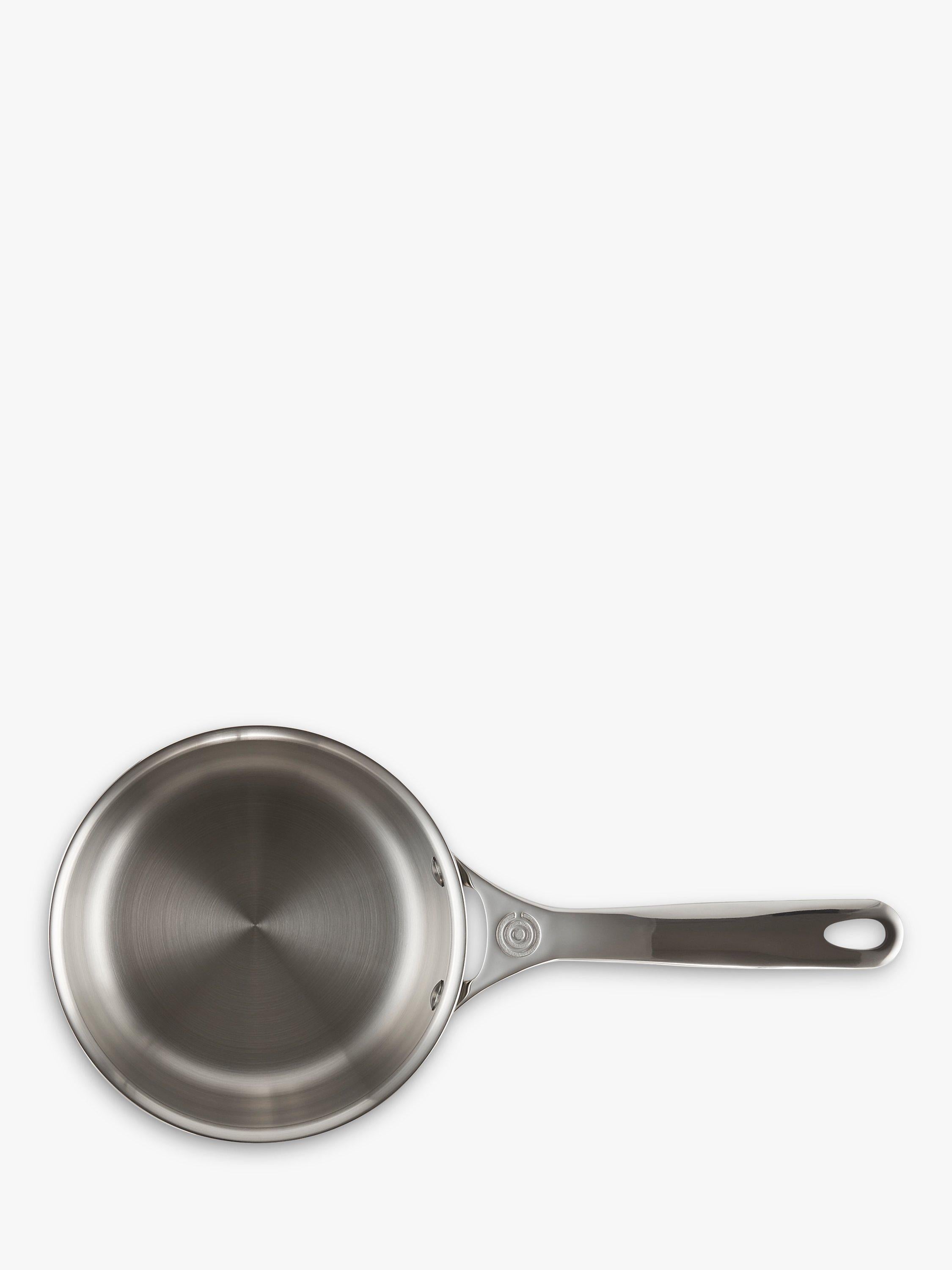 Le Creuset Signature 3-ply stainless steel saucepan 16cm - British product