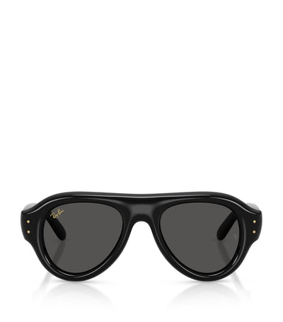 Harrods Ray-Ban Aviator Puffer Sunglasses- Buy online at McGrocer