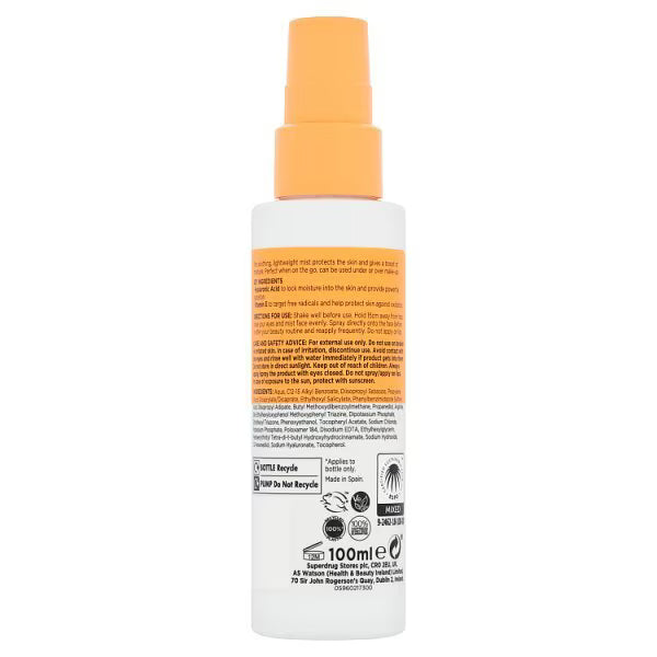 B. Protect SPF 50 Face Spray Moisturising - British product