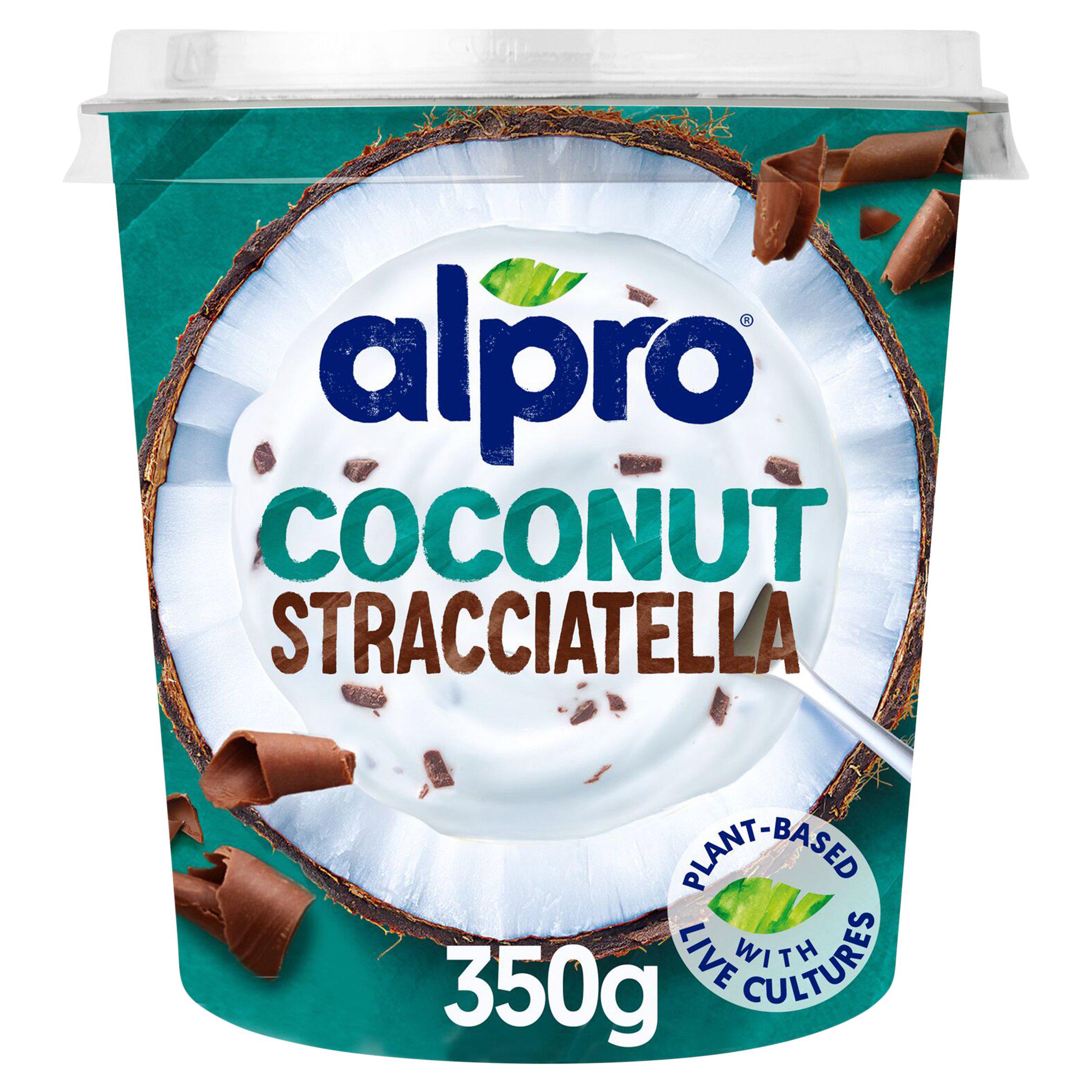 Alpro Coconut Stracciatella Dairy Free Yoghurt Alternative 350g GOODS Sainsburys   