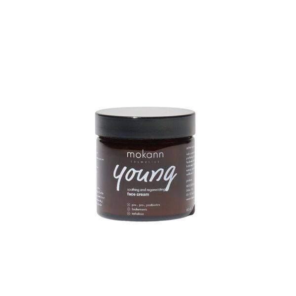 Mokann soothing regenerating face cream 60ml, imported from the UK