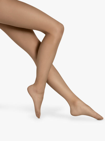 John Lewis Sheer Nude 8 Tights with Sandal Toe and Cotton Gusset- Buy online at McGrocer