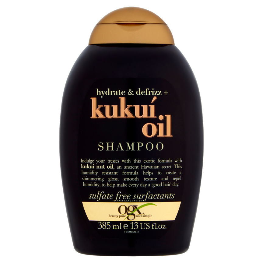 OGX Hydrate & Defrizz Kukui Oil Shampoo GOODS ASDA   