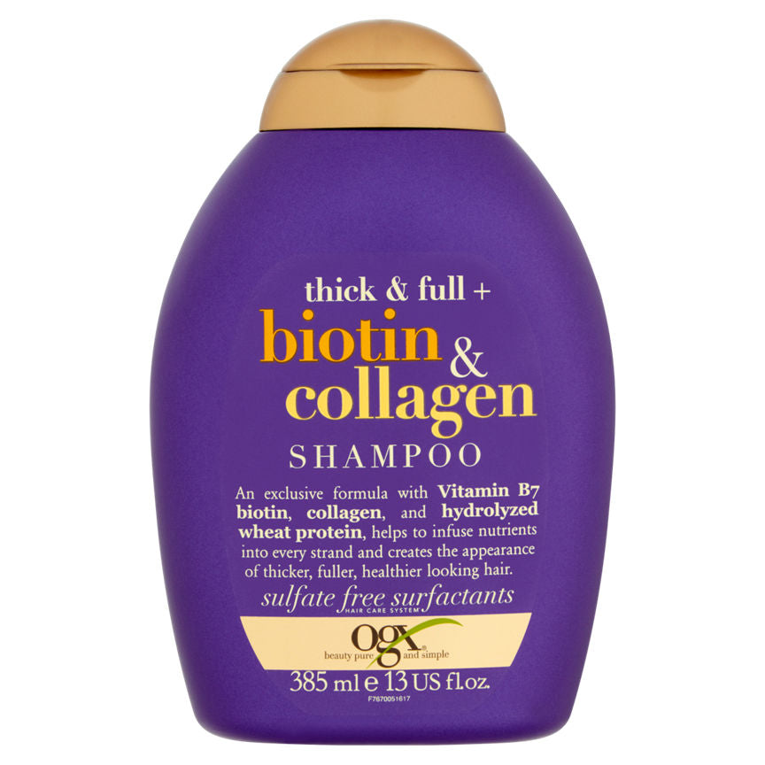 OGX Thick and Full Biotin & Collagen Shampoo GOODS ASDA   