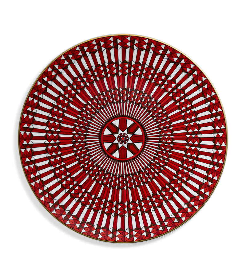 Baccarat Arcadia Red show plate 31cm - British product