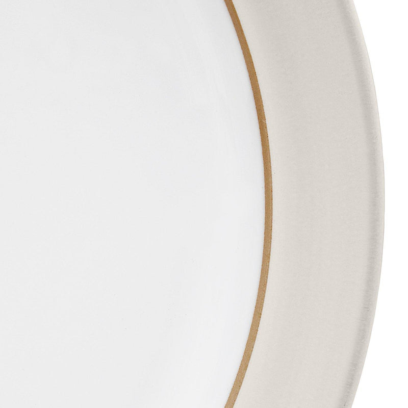 Denby Natural Canvas dinner plate 27cm diameter - British product