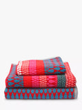 Margo Selby John Lewis Faversham towel red 100% cotton (British brand)