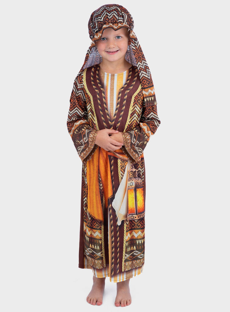 Nativity Christmas Fancy Dress Shepherd Or Inn Keeper Costume 3-4 Years