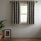 John Lewis Native Weave pair lined eyelet curtains 228cm drop, UK version