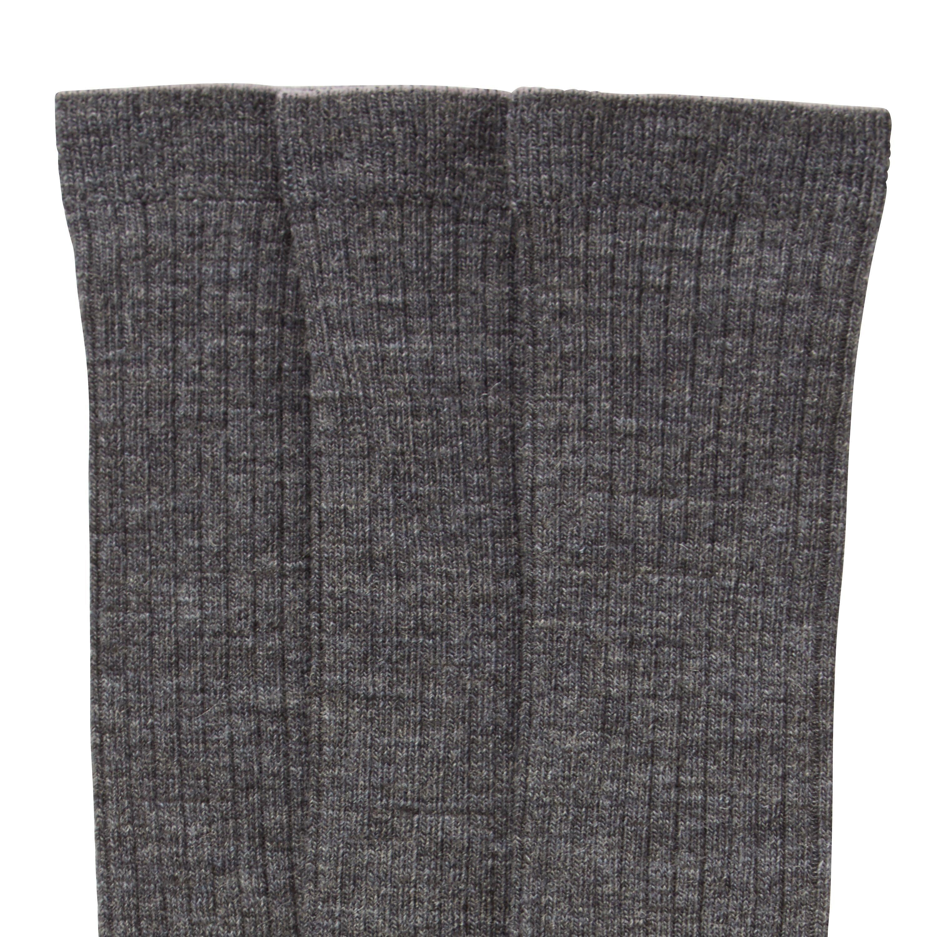 John Lewis kids wool rich knee high socks pack of 3 charcoal, UK version