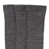 John Lewis kids wool rich knee high socks pack of 3 charcoal, UK version