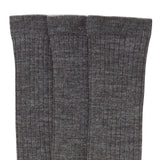 John Lewis kids wool rich knee high socks pack of 3 charcoal, UK version