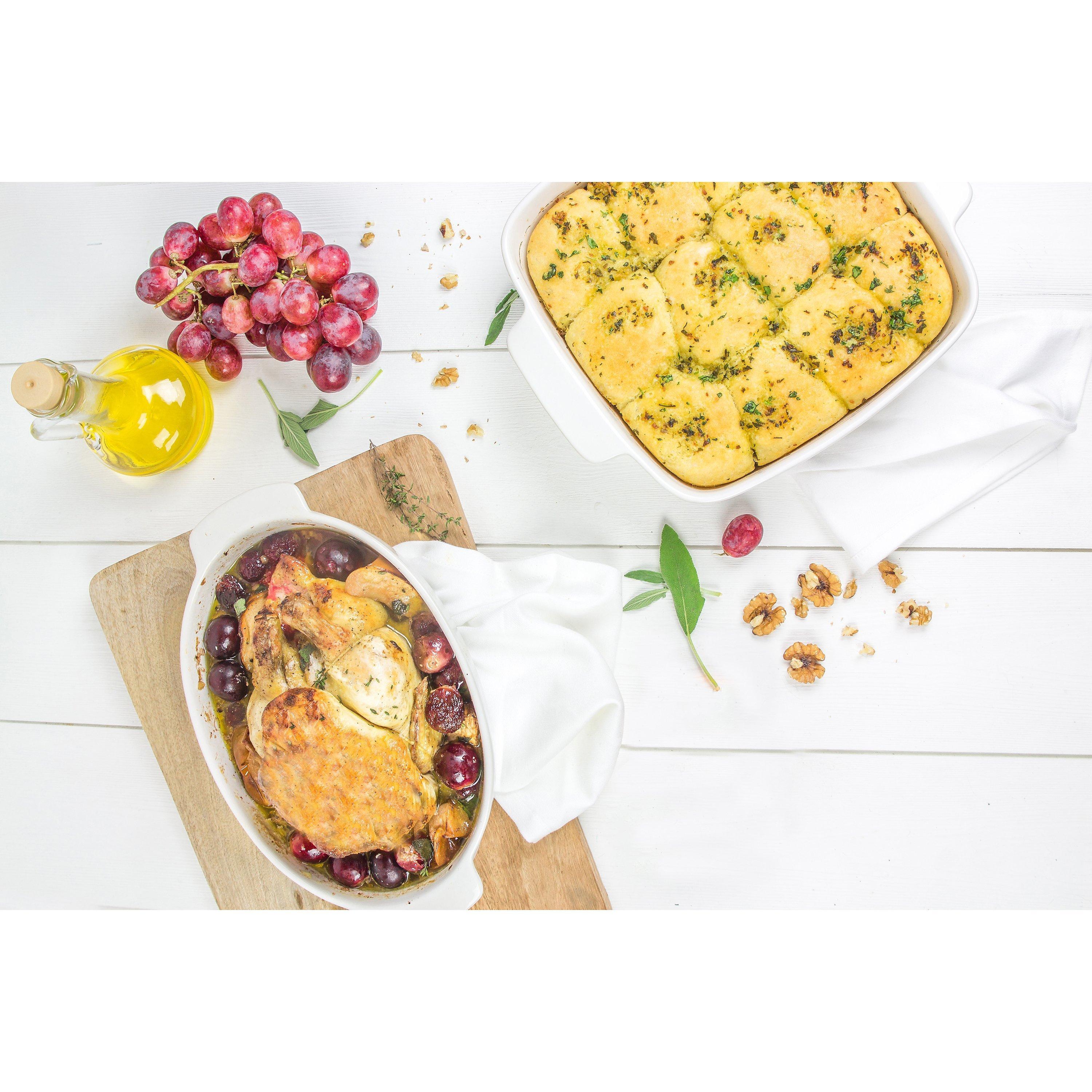 Pyrex Signature Ceramic Rectangular Roaster oven dish - British product