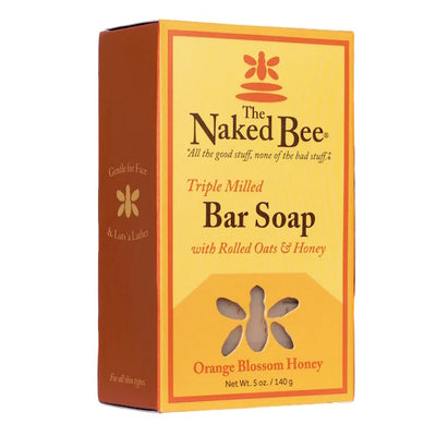 Superdrug The Naked Bee Triple Milled Soap Bar Orange Blossom Honey 140g- Buy online at McGrocer