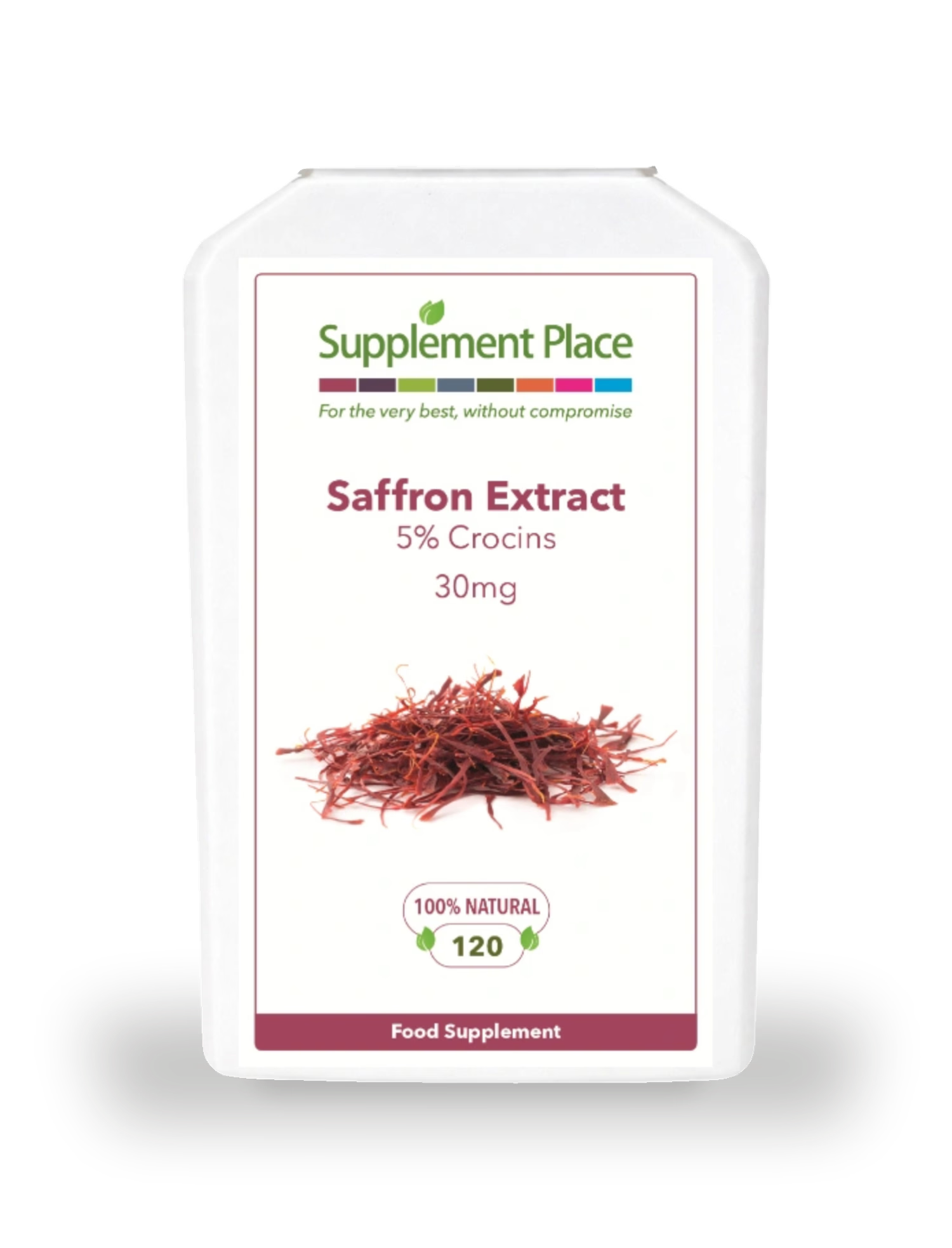 Supplement Place Saffron Extract supplement 30mg 120 capsules, imported from the UK