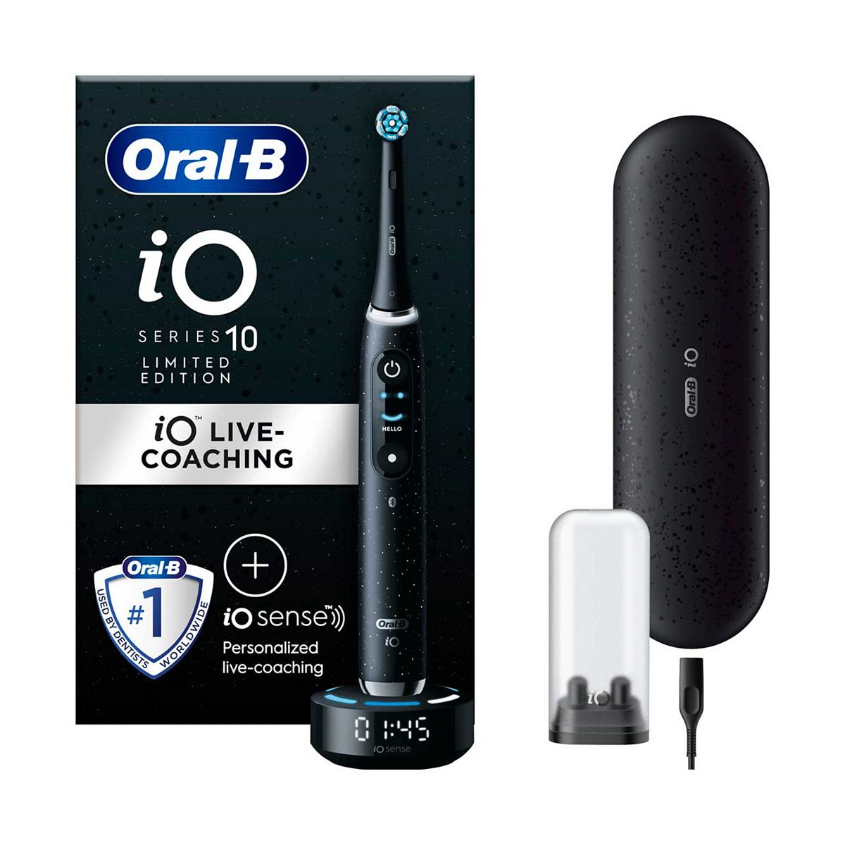 Oral-B iO10 Electric Toothbrush Cosmic Black Limited Edition GOODS Boots   