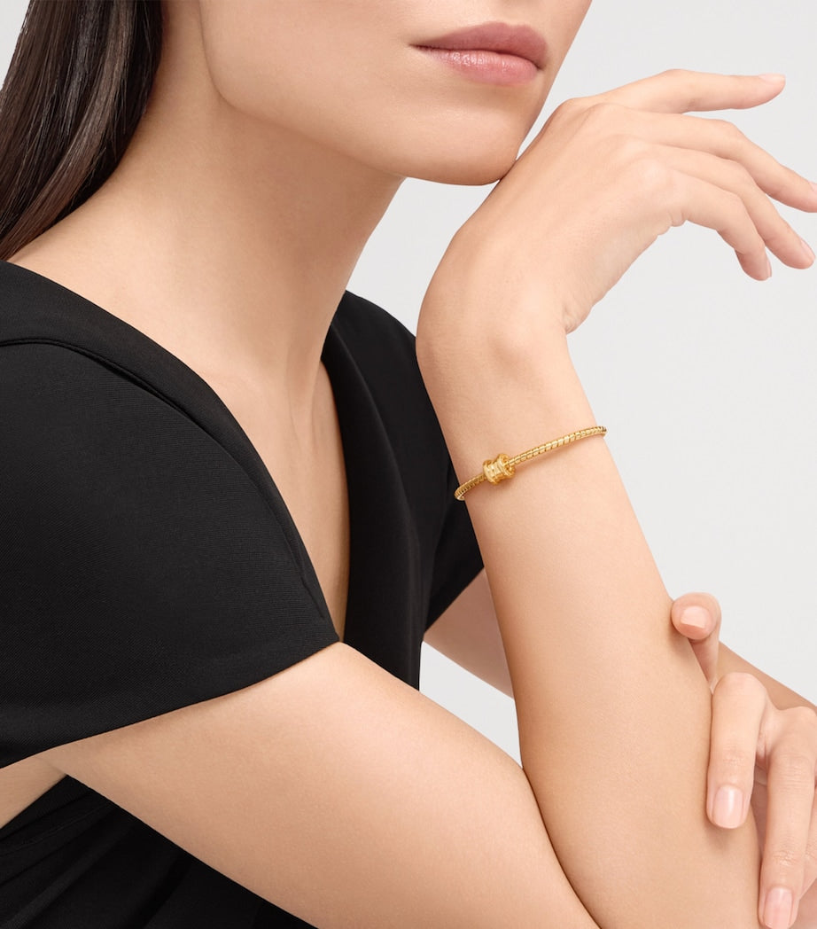 Bvlgari B.zero1 bracelet jonc en or jaune 18 carats, version Royaume-Uni