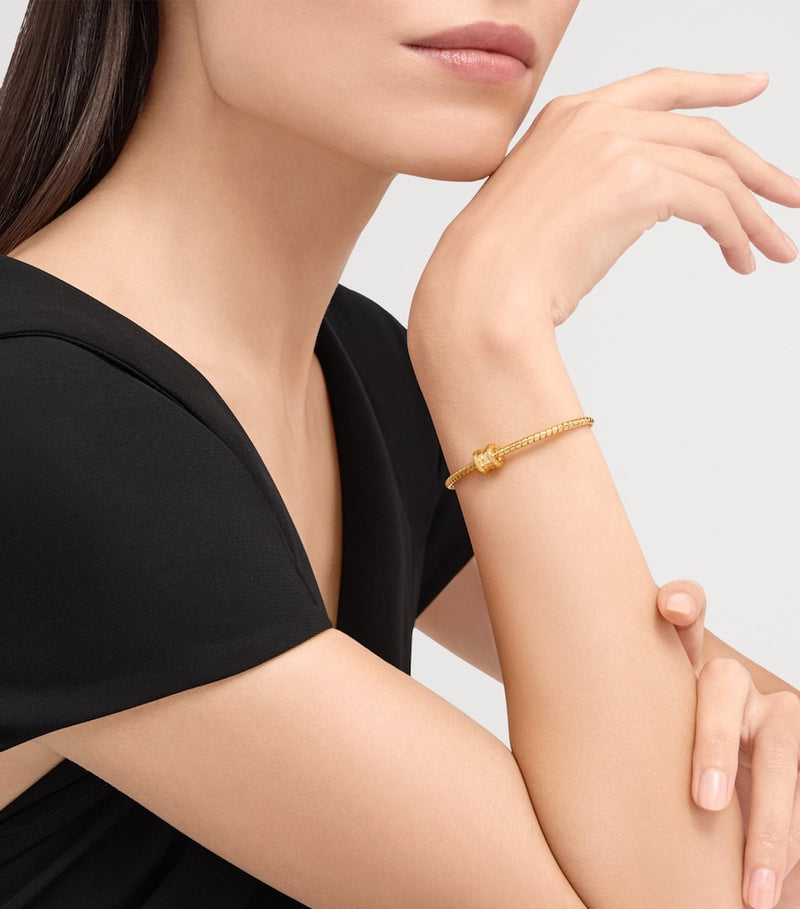 Bvlgari B.zero1 bracelet jonc en or jaune 18 carats, version Royaume-Uni