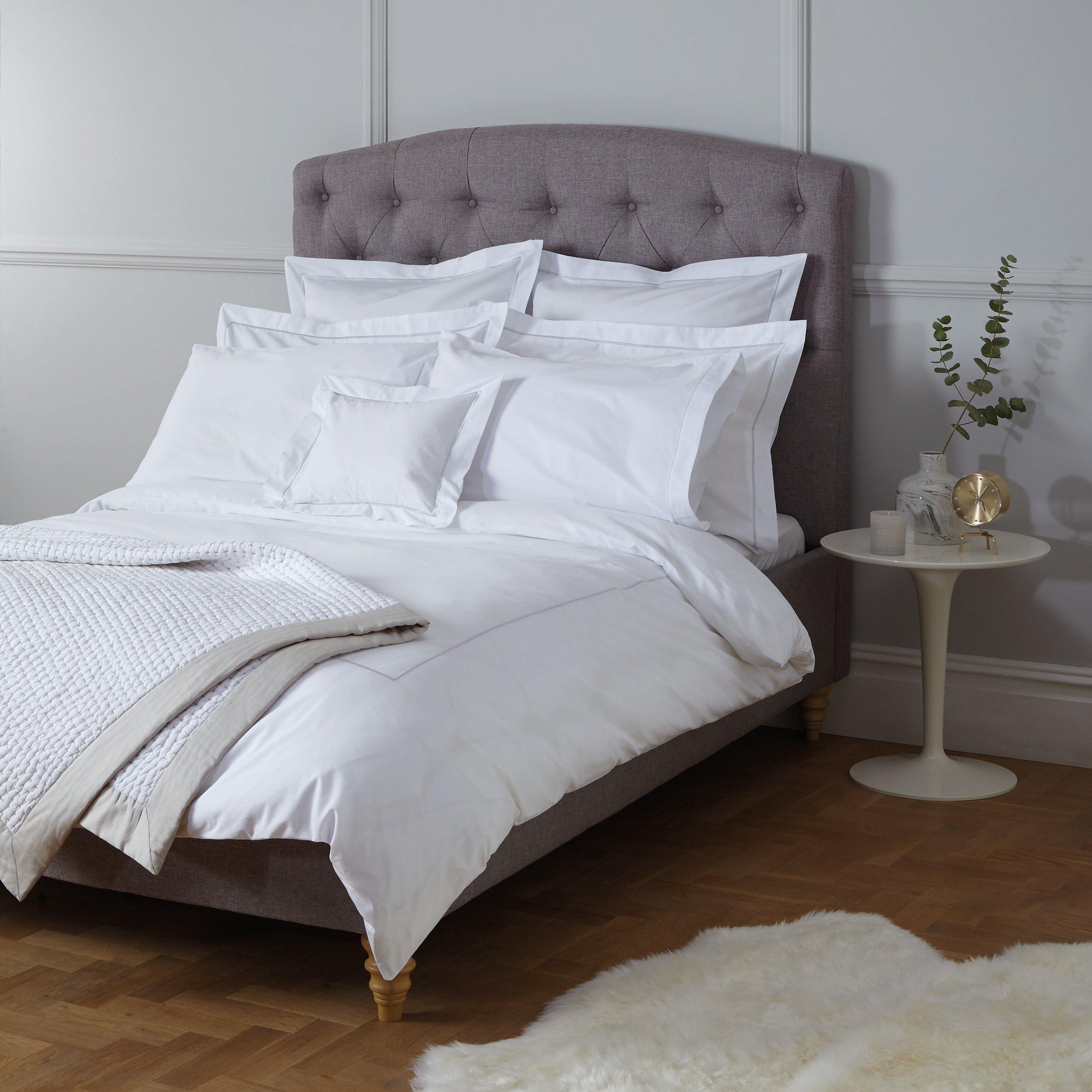 John Lewis Harlow Egyptian cotton percale pillowcase standard 50x75cm - British product