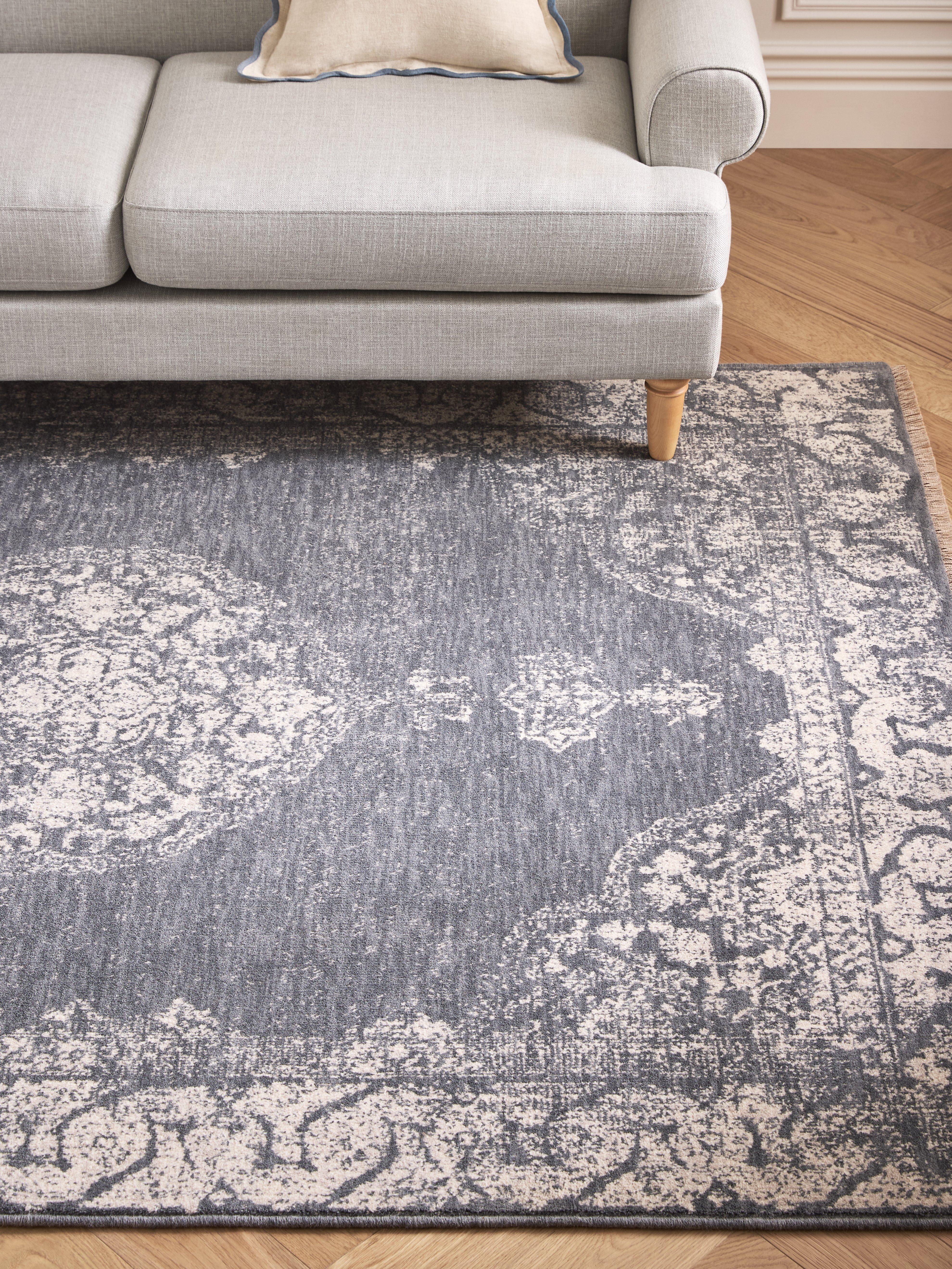 John Lewis Kabir Medallion rug 115x67cm, imported from the UK