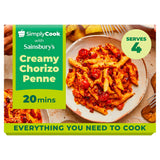 Sainsbury's Simply Cook Creamy Chorizo Penne Meal Kit GOODS Sainsburys   