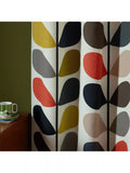 Orla Kiely multi stem print lined eyelet curtains 117x137cm, UK version